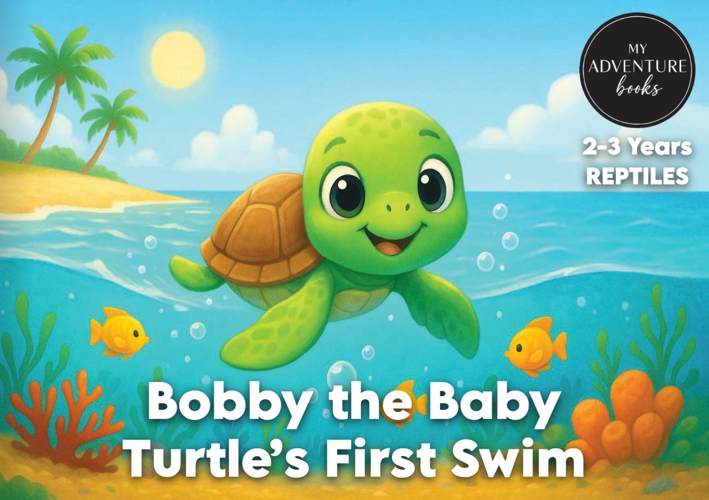 Bobby the Baby Turtle’s First Swim